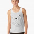 Garden Of Leo-blk Lettering Tank Top