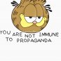 Garfield You Are Not Immune To Propaganda Hd Tank Top