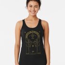 Gate To Moria - Gold Racerback Tank Top