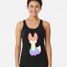 Gay Pride Fox Racerback Tank Top