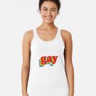 Gay Rainbow Racerback Tank Top