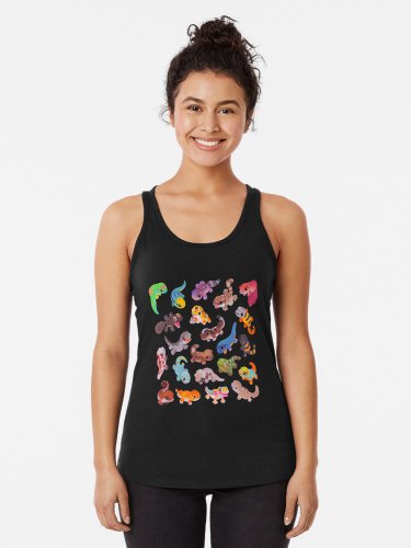 Gecko - Dark Racerback Tank Top