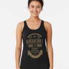 Generation X_ The Golden Middle Child Racerback Tank Top