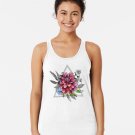 Geometric Dahlia Racerback Tank Top
