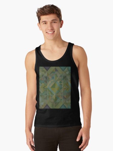 Geometric Earthtones Tank Top