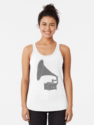 Get With The Times Racerback Tank Top
