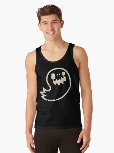 Ghost Boy Stencil Tank Top