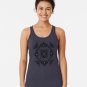 Ghost Cirice Moth Kaleidoscope Racerback Tank Top