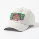 Green Haired Kawaii Comic Girl Cap