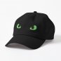 Green Toothless Dragon Eyes Drawing Cap
