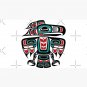 Haida Tlingit Native Raven Totem Cap