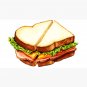 Ham Sandwich Pattern Cap