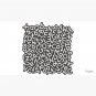 Hand Drawn Mix Letters Seamless Pattern Dark Cap