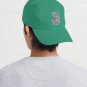 Hand Painted Watercolor Honeycomb Pattern Cap