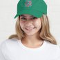 Hand Painted Watercolor Honeycomb Pattern Cap
