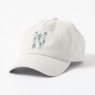 Hanging plants in seashells watercolor  Cap
