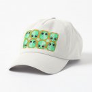 Happy Alien and Daisy Grunge Pattern Cap