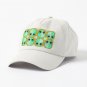 Happy Alien and Daisy Grunge Pattern Cap