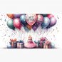 Happy Birthday Balloons Cap