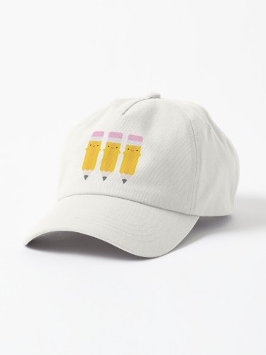 Happy Kawaii Pencils Cap