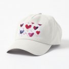 Hearts in Watercolour Cap