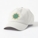 Hedgehog Paisley_Teal BgBlack Cap