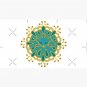 Hedgehog Paisley_Teal BgBlack Cap