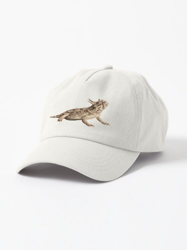 Horned Toad Portrait Cap
