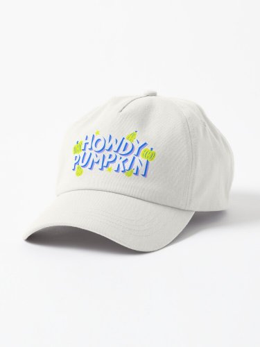 Howdy Pumpkin Halloween  Cap