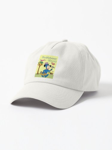 HUCKLEBERRY HOUND  Vintage Cartoon Abstract Character Print Cap