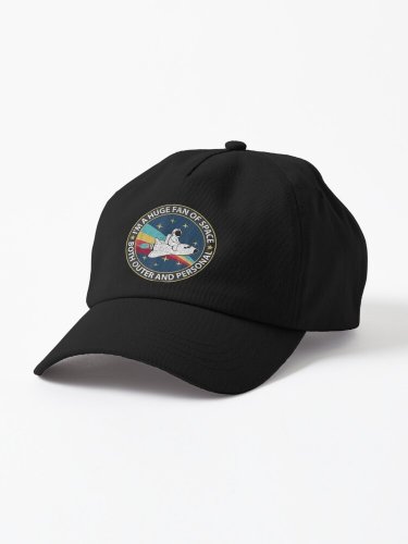 Huge Fan of Space Both Outer and Personal Funny  Cap