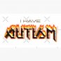 I Have Autism Word Art Cap