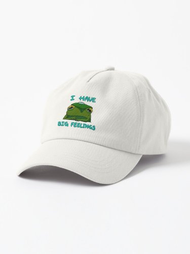 I Have Big Feelings Frog Cap
