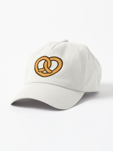 I Heart Pretzels Pattern Cap
