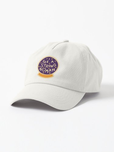 I see a strong woman on Turquoise Cap