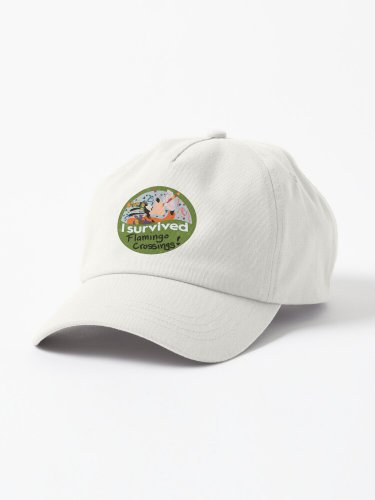 I Survived Flamingo Crossings Celebration Button Cap