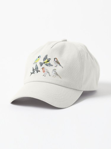 Illustrated Birds Cap