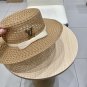 LV beach hat, fresh and light flat-top French sun protection hat for taking photos (10)