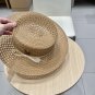 LV beach hat, fresh and light flat-top French sun protection hat for taking photos (10)