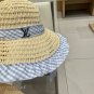 LV beach hat, fresh and light flat-top French sun protection hat for taking photos (12)