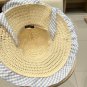 LV beach hat, fresh and light flat-top French sun protection hat for taking photos (12)