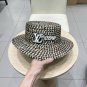 LV beach hat, fresh and light flat-top French sun protection hat for taking photos (13)