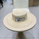 LV beach hat, fresh and light flat-top French sun protection hat for taking photos (14)