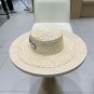 LV beach hat, fresh and light flat-top French sun protection hat for taking photos (14)