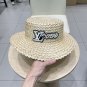 LV beach hat, fresh and light flat-top French sun protection hat for taking photos (14)