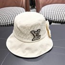 LV beach hat, fresh and light flat-top French sun protection hat for taking photos (15)