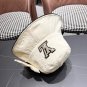 LV beach hat, fresh and light flat-top French sun protection hat for taking photos (15)