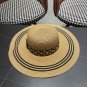 LV beach hat, fresh and light flat-top French sun protection hat for taking photos (18)