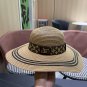 LV beach hat, fresh and light flat-top French sun protection hat for taking photos (18)