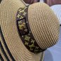 LV beach hat, fresh and light flat-top French sun protection hat for taking photos (18)